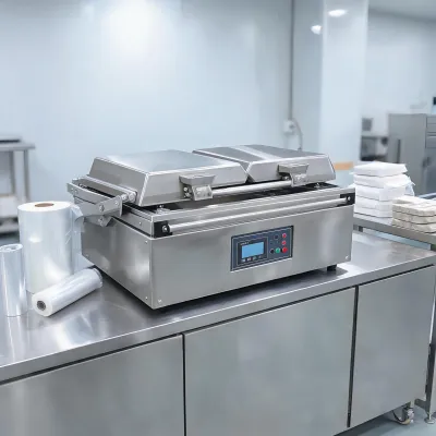 double chamber vacuum packaging machine
